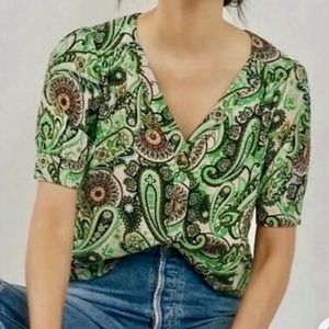 Maeve paisley blouse